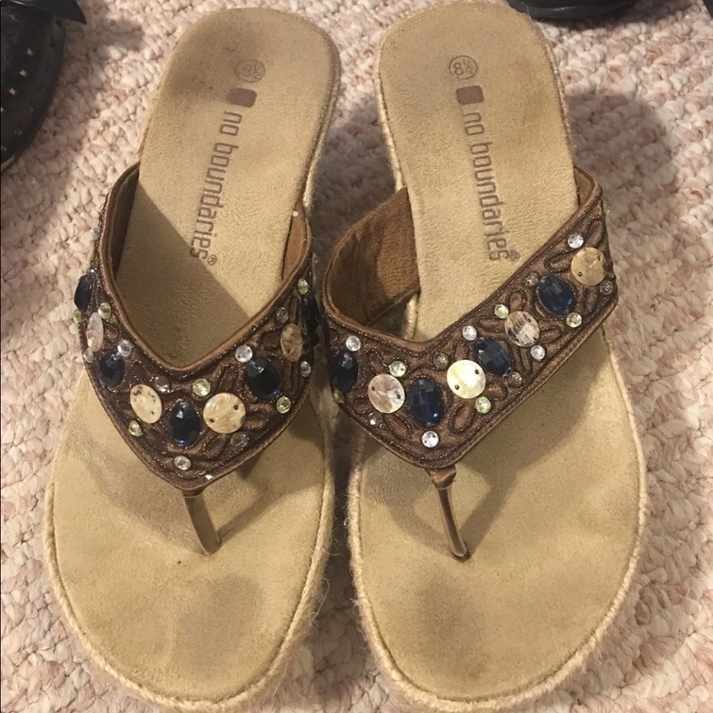 Wedge sandals
